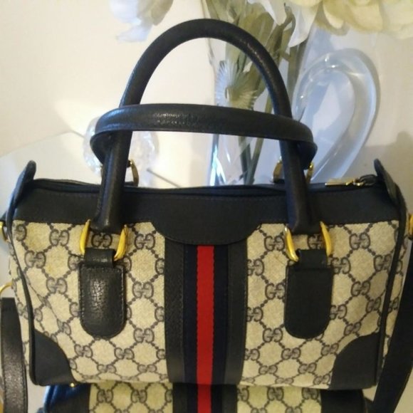 Gucci Handbags - SOLD~Gucci Sherry Line Boston Bag